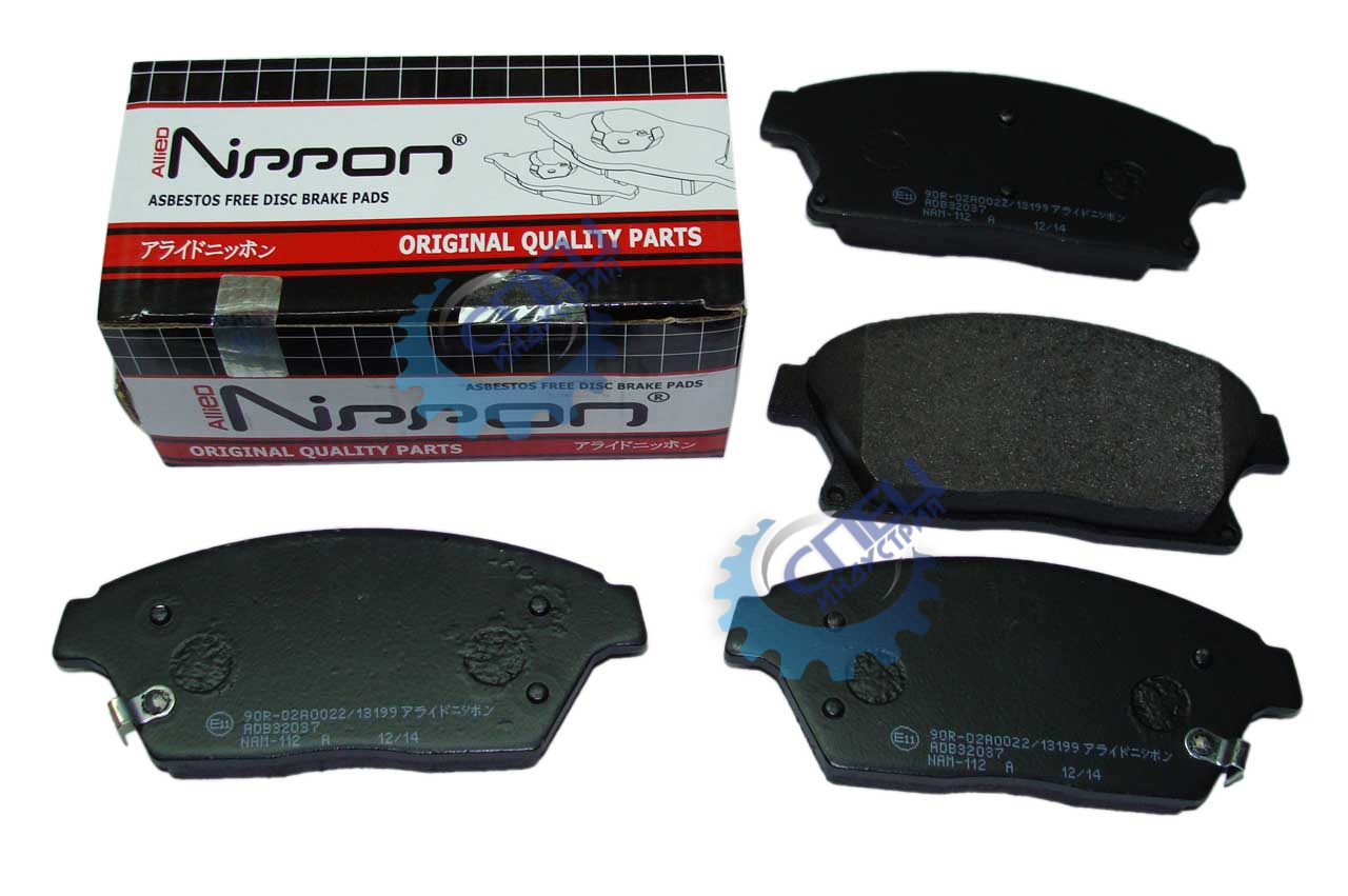 Колодка торм перед CHEVROLET Cruze, Opel Astra J (Allied Nippon) ADB32037