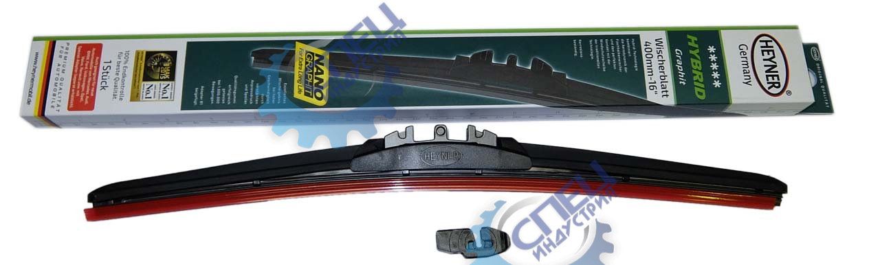 Щетка с/о 400 мм (HEYNER) 026 000 гибрид 1 шт 