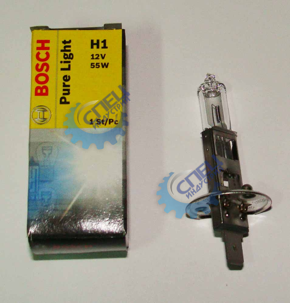 Лампа H1 галог 12V55W (BOSCH) 1987302011