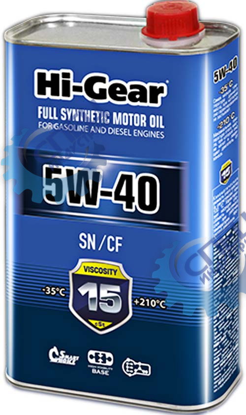 А/масло Hi-Gear 5W40  синт 1л