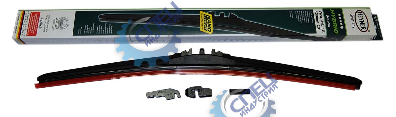 Щетка с/о 500 мм (HEYNER) 030 000 гибрид 1 шт 