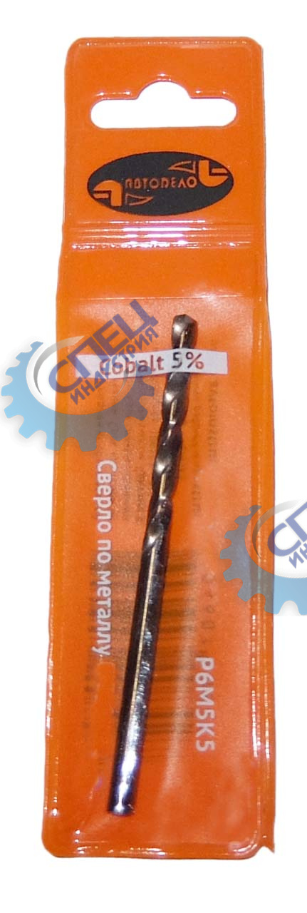 Сверло по металлу Р6М5К5 d2,0 мм (АвтоДело) Professional (15204) 40832  (Cobalt 5%)