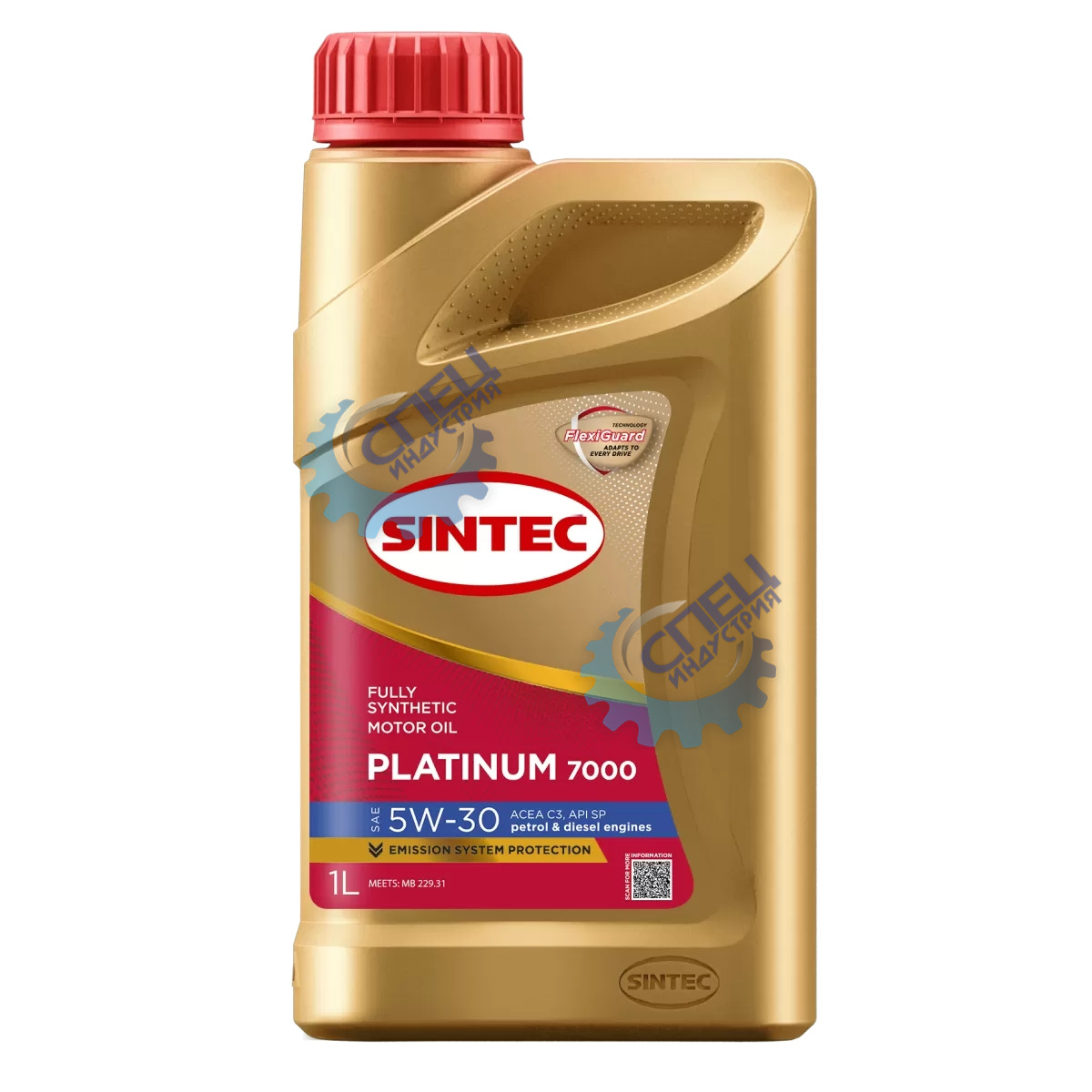 А/масло SINTEC Платинум 7000 5W30  API SL ACEA С3 API SP 1л 