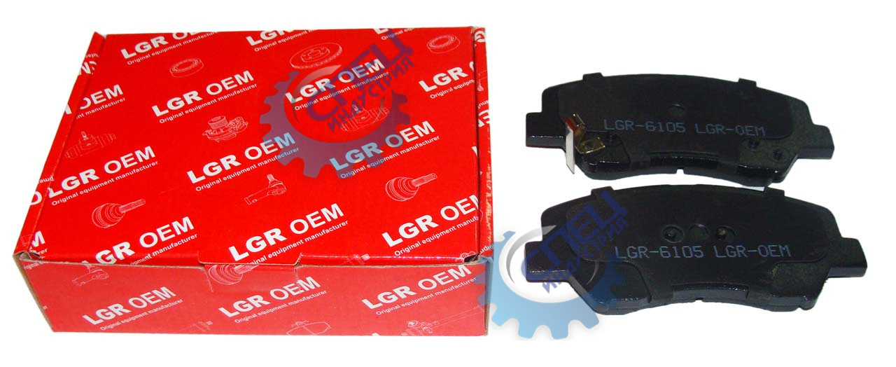 Колодка торм перед HYUNDAI Solaris (LGR)  LGR-6180 (581014LA00)