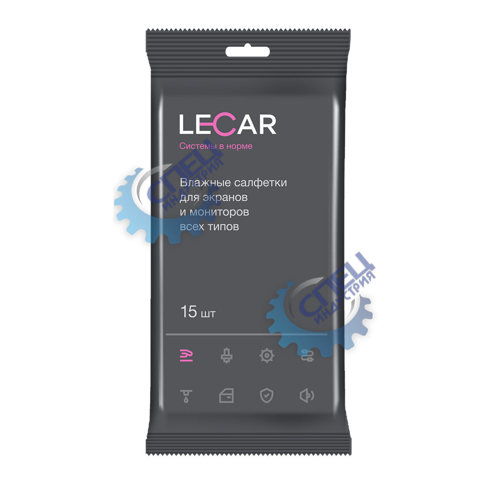 Салфетки для мониторов 15шт (Лада-Имидж LECAR)