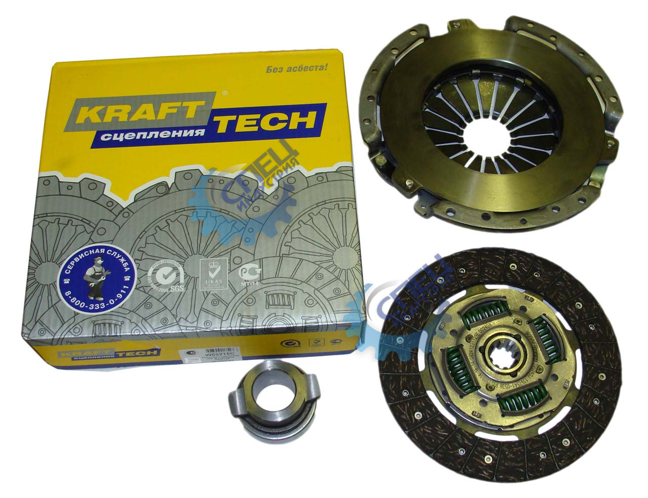 Компл сцепл ГАЗ ЗМЗ-402,405,406 (KRAFTTECH) W 00240Е