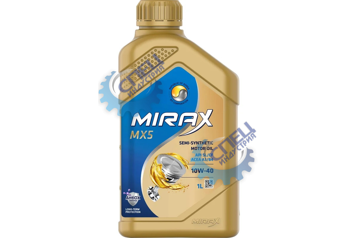А/масло MIRAX MX5 10W40 SL/CF, A3/B4  1 л