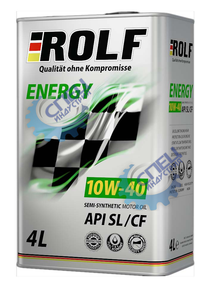 А/масло Rolf Energy 10W40 п/с 4л МЕТАЛЛ