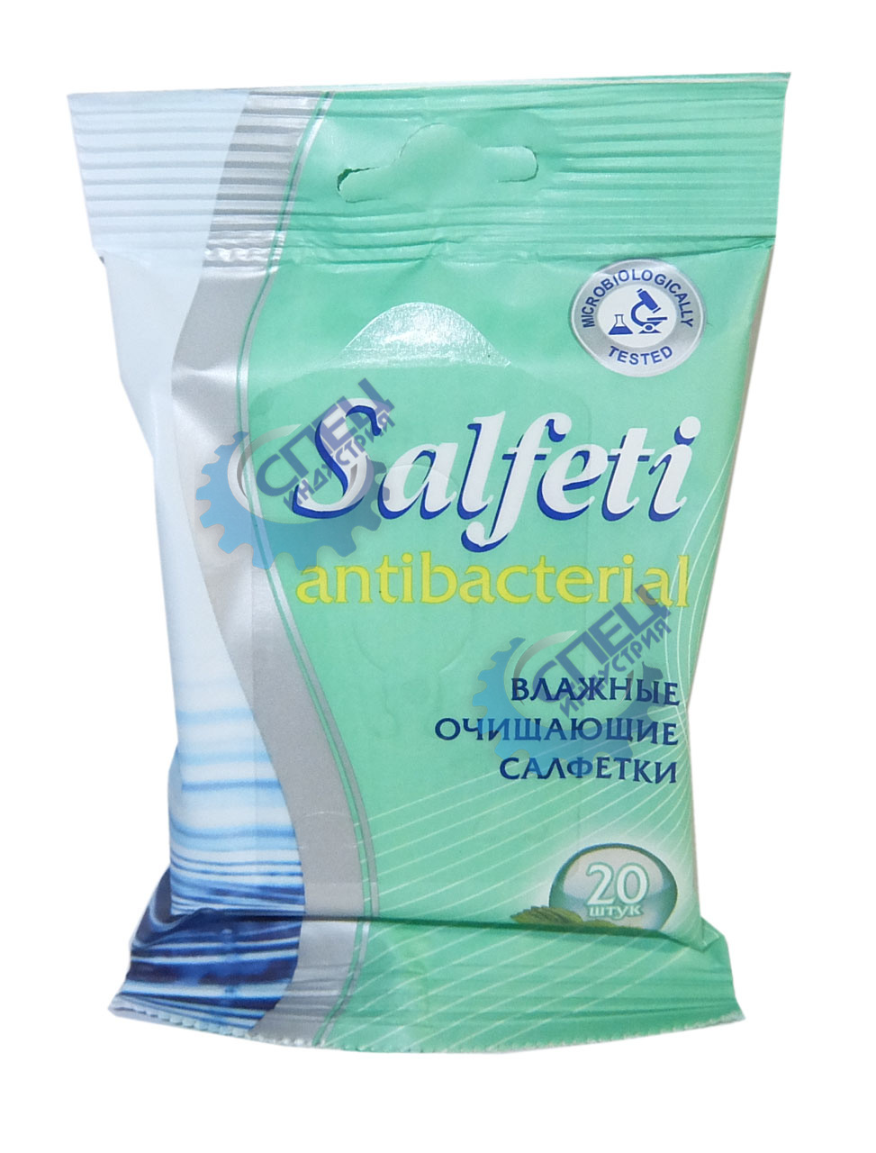 Салфетки антибактериальные 20шт (Salfeti) 