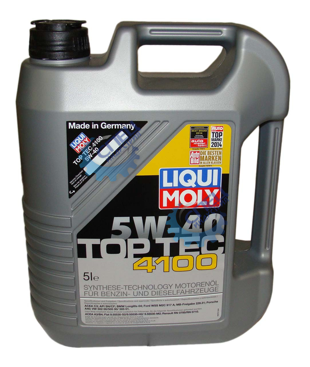 А/масло Liqui Moly 9511 Top Tec 4100  5W40 синт 5л