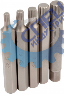 Вставки набор Spline 12 гр L 75 мм 5 пр (АвтоДело) (11534) 40635