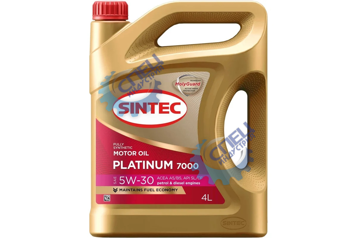 А/масло SINTEC Платинум 7000 5W30  API SL ACEA A5/B5 4л 