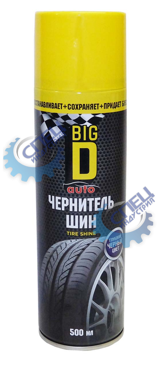 Реставратор покрышек 500 мл (Big D/Биг ДИ) чернитель резины