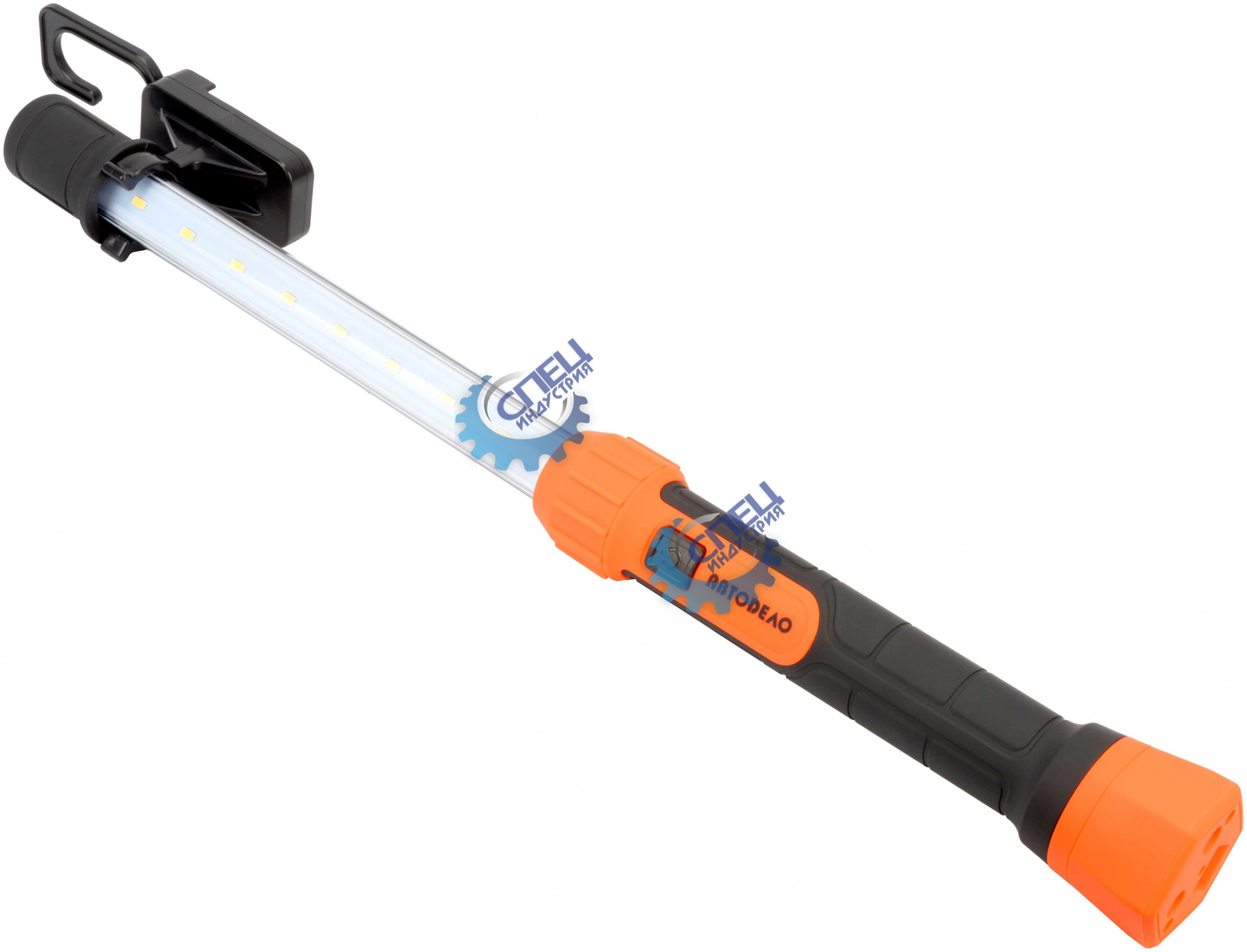 Лампа переноска светодиод (АвтоДело) с магнитом 8SMD 200Lm Li-ion 2000mAh (15860) 44305