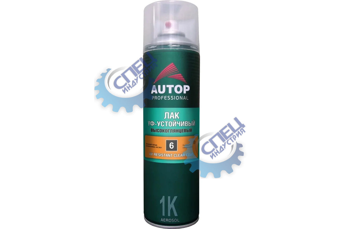 Лак высокоглянцевый №6 UV устойчивый AUTOP PROFESSIONAL (аэр) 650 мл